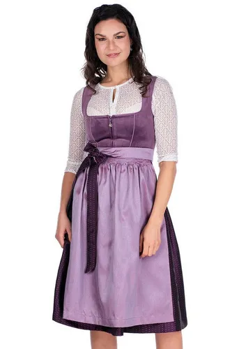 Spieth & Wensky Dirndl Samt Dirndl 2tlg. - DOREEN - malve