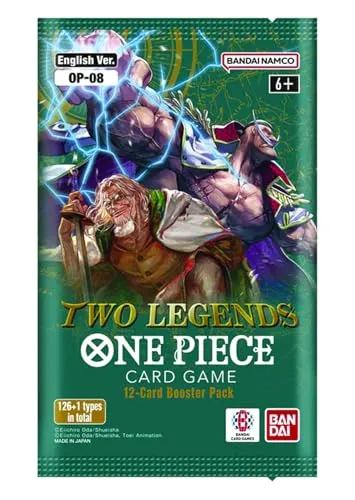 One Piece Two Legends Kartenspiel OP-08, Englische Version, 12 Karten Booster Pack Bandai Namco