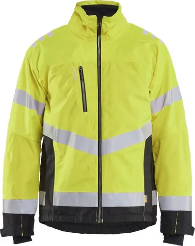 Blåkläder Warnschutz-Shirt High Vis Winterjacke - Leichte und flexible Winterjacke für optimale Sichtbarkeit in kalten Bedingungen. Wind- und wasserdicht mit zusätzlichen Reflexdetails für Sicherheit. Ideal für den professionellen Einsatz im Freien, zertifiziert nach EN 343 und EN ISO 20471.