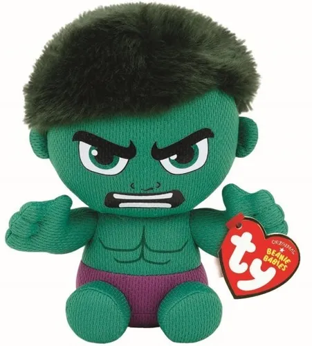 Ty Marvel  Beanie Babies Superheld Hulk 15cm