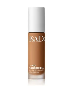 IsaDora No Compromise Lightweight Matte Foundation 30 ml Nr. 7W - Make-up: Leichte, wasserresistente Foundation mit 24-Stunden Halt, die für ein mattes Finish sorgt und die Haut atmen lässt. Ideal für alle Hauttöne.