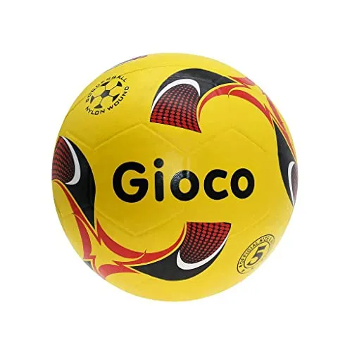 Gioco Fußball, Unisex, für Jugendliche, geformt, Gelb, 5