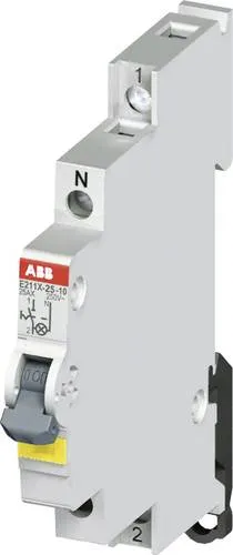 ABB Ausschalter mit LED 25A 1 Schließer 250 V/AC - Verteilerschrank-Schalt- und Meldegeräte mit klarer LED-Anzeige für Schaltstellungen, ideal für eine einfache und zuverlässige Überwachung im Verteiler.