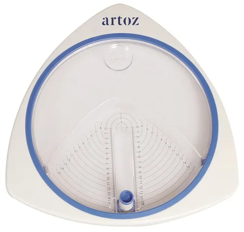 ARTOZ Kreisschneider mit 3 Ersatzklingen - Klingen: Präzises Schneidegerät für exakte Kreise von 2,5 bis 15 cm, ideal für Scrapbooking und DIY-Projekte. Inklusive 3 Ersatzklingen und rutschfester Unterseite für perfekte Ergebnisse.