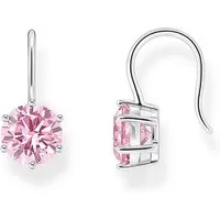Thomas Sabo Ohrhänger mit pinkfarbenem Zirkonia von THOMAS SABO