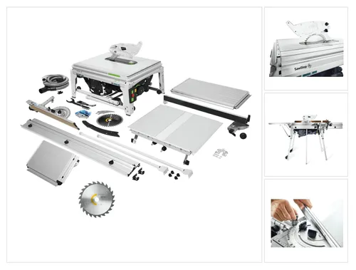 Festool TKS 80 EBS Set Tischkreissäge 2200 Watt mit Panther Kreissägeblatt