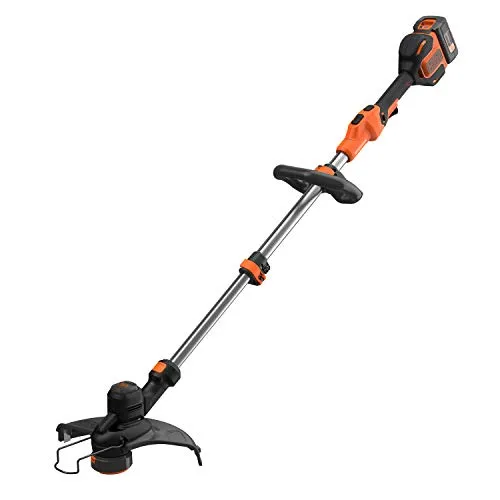 BLACK&DECKER BCSTE636L1-QW Rasentrimmer - Akku-Rasentrimmer mit 36V Li-Ion Akku, leicht und ideal für präzises Trimmen im Garten, nur 2.5kg.