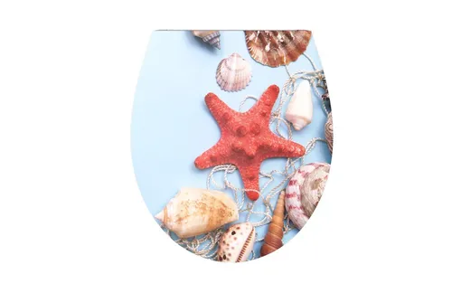 Duschwell Duroplast WC-Sitz Water Printing