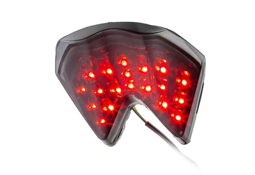 LED Rücklicht für KTM 690 Duke und Super Duke R - Hochwertiges LED Rücklicht, passend für KTM 690 Duke, 990 Super Duke R und mehr. Einfache Montage über Fahrzeugstecker, sorgt für optimale Sichtbarkeit und Sicherheit im Straßenverkehr.