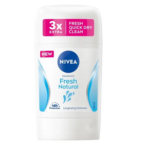 Produktbild Nivea Fresh Natural Deo Stick ohne Alkohol 50ml, 48h Schutz