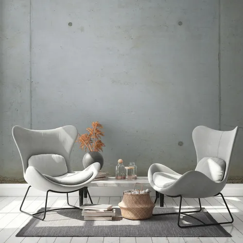 Fototapete Vlies Used-Look Betonoptik Grau Beige - Moderne Tapete im Used-Look, abziehbar und hoch waschbeständig, ideal für alle Zimmer mit einer Abdeckung von 10,39 m².