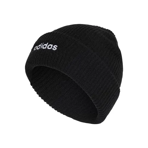 adidas Unisex Classic Beanie, Black/White, XXS