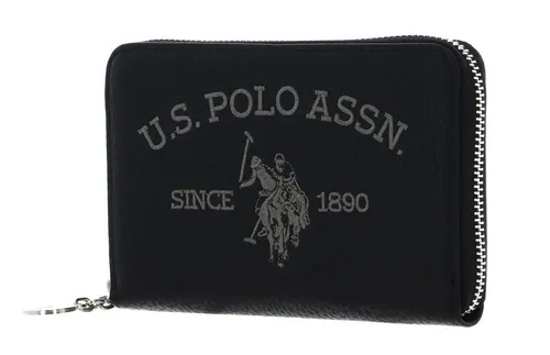 U.S. POLO ASSN. Breezy Zip Around Wallet Black - Stilvolle Damen-Geldbörse - Damen-Geldbörsen mit elegantem Design und viel Stauraum. Die U.S. POLO ASSN. Breezy Zip Around Wallet überzeugt durch ihre praktische Aufteilung und schlichte Eleganz.