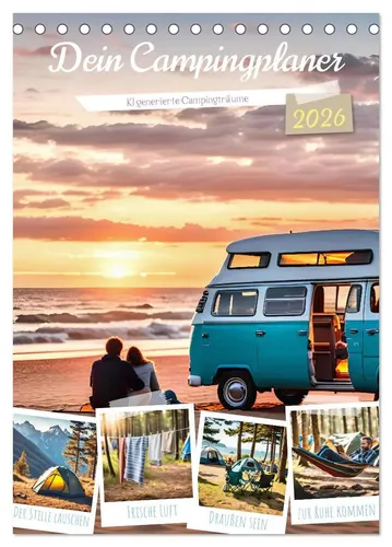 Fred Schimak | Dein Campingplaner 2025 - Kalender mit 14 Seiten, der das typische Campingfeeling in Bildern festhält. Ideal für Reisefans, um die schönsten Momente im Freien zu planen und zu genießen.