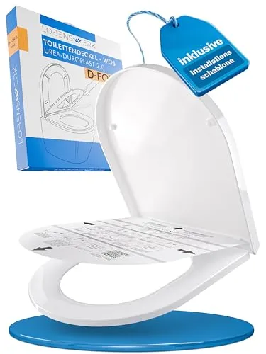 LOBENSWERK Toilettendeckel D Form Kurz von LOBENSWERK