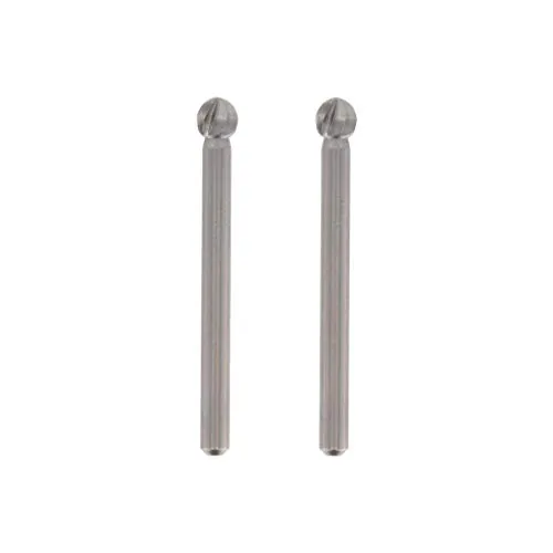 Dremel 192 Hochgeschwindigkeits-Fräser - Zubehörsatz für Multifunktionswerkzeug mit 2 Fräsern Ø4,8mm zum Schnitzen, Gravieren und Fräsen in Holz, Weichmetall, Beton u.v.m.