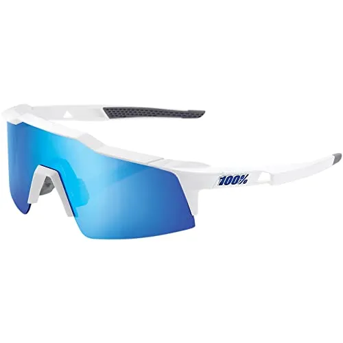 100Percent Eyewear Speedcraft XS 60009 01 - Matte Weiß Sportbrille - Sportbrillen für optimale Sicht und Schutz, ideal für Radfahrer und Sportler mit ihrem leichten, aerodynamischen Design.
