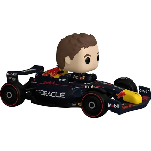 Funko Pop! Ride Super Deluxe: Formula 1 - Max Verstappen - Chibi Figuren und offizielles Merchandise für Red Bull F1 Fans - Hochwertige Vinylfigur mit 14 cm Größe, ideal als Geschenk und zur Erweiterung Ihrer Sammlung.