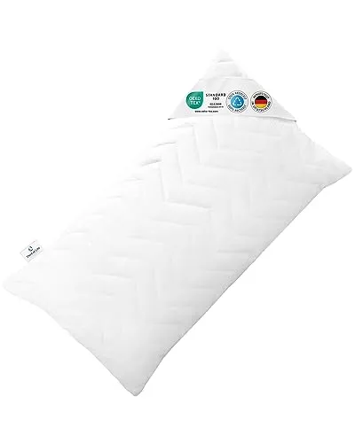 Kopfkissen 50x70 VERDA – Nachhaltig & Höhenverstellbar in grün von Third of Life