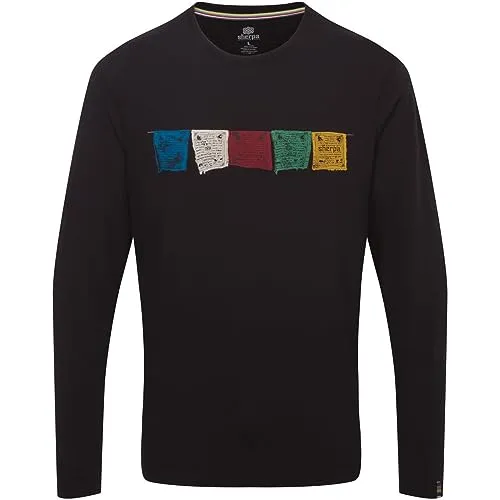 Sherpa Adventure Gear Tarcho Long Sleeve Tee, L, Black
