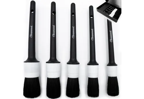 Cleaneed Autowaschbürste Detailing Pinsel Set - Schonende & einfache Reinigung, Auto, Felgen, Alufelgen, Innenraum, Motorrad, Felgenbürste, (5-tlg), Universal einsetzbar und Oberflächenschonend