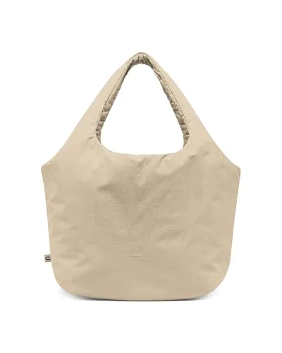 Johnny Urban Cleo Shopper Tasche Damen Beige – Wendbare Puffer Tote Bag mit 12 Litern Volumen