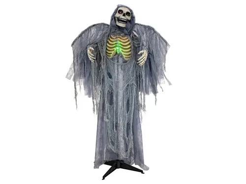 EUROPALMS Halloween Figur Todesengel, animiert, 160cm - Halloween-Dekoration: beeindruckende 160 cm große animierte Figur, die für schaurige Stimmung sorgt und Ihre Halloween-Feier unvergesslich macht.