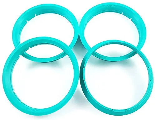 4x Zentrierringe 72,5 x 70,1/72 5 auf 70 1 Türkis kompatibel mit Borbet