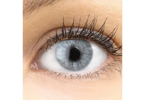 GLAMLENS Monatslinsen Stark deckende & natürliche blaue Linsen Keira Blue mit/ohne Stärke