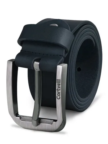 Cartvelli Ledergürtel M19 in blau von Cartvelli