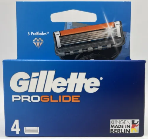 Produktbild Gillette ProGlide Rasierklingen 4er Herren 5 Klingen Präzisionstrimmer Neu OVP