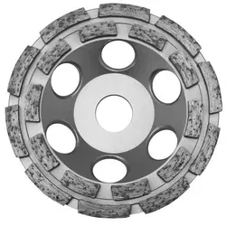 DIAMANT-SCHLEIFTELLER Ø 150 für Beton und Estrich - Zubehör für Elektrowerkzeug, ideal zum Entfernen von Materialüberständen mit hochwertigem Industriediamant für lange Standzeit und sauberes Schleifen.