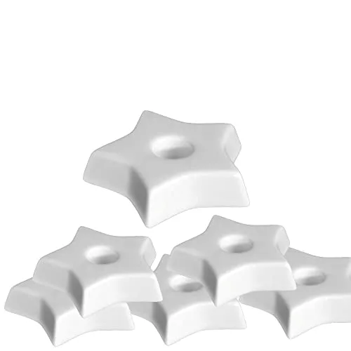 Porzellan Kerzenleuchter ''Stern'' (**)