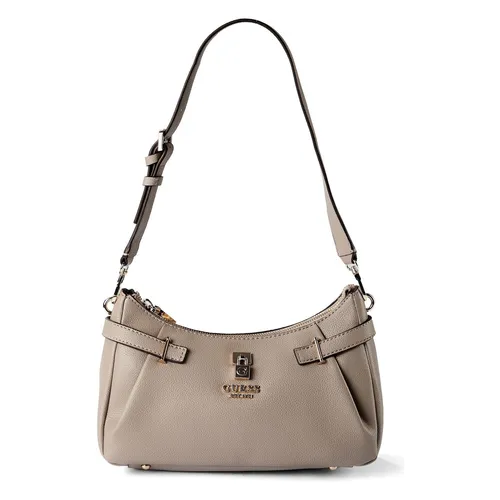 Guess Yesba Schultertasche in Dark Taupe – Stilvoll und Praktisch - Die Guess Yesba Schultertasche in dark taupe kombiniert zeitloses Design mit hochwertiger Verarbeitung. Mit praktischem Reißverschluss und verstellbarem Schultergurt ist sie der perfekte Begleiter für jeden Anlass.