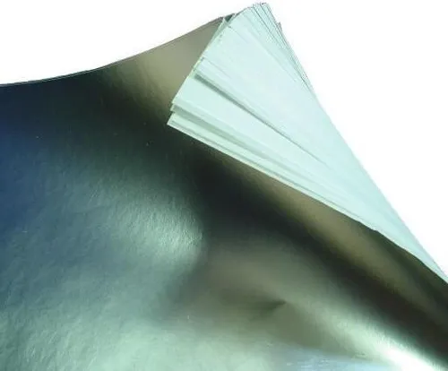 Alufolie mit Pergamentpapier 10 Blatt - Sonstiges Küchenzubehör, speziell für die Verpackung von Käse entwickelt – 10 Blätter aus Alu und Pergament, ideal für frische Aufbewahrung und vielseitige Nutzung.