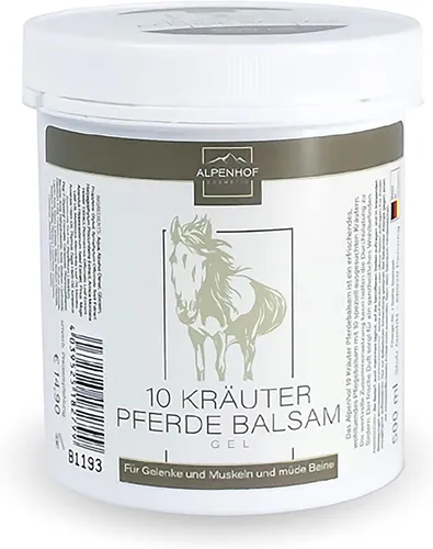 KRÄUTER PFERDEBALSAM 500ml Pferdesalbe Sport Körpercreme Balsam Creme Gel 99 10