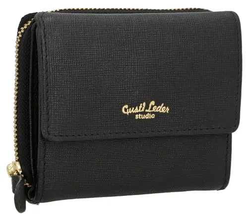 Gusti Portemonnaie Leder - Brigitta Damen Kartenhülle mit RFID-Schutz - Herren-Geldbörsen mit RFID-Schutz für sichere Aufbewahrung deiner Karten. Handliches Design aus hochwertigem Saffiano Leder, das sich deinen Bedürfnissen anpasst.