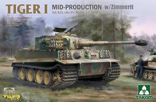 Takom 2198 Tiger I - Mittlere Produktion mit Zimmerit - 1:35