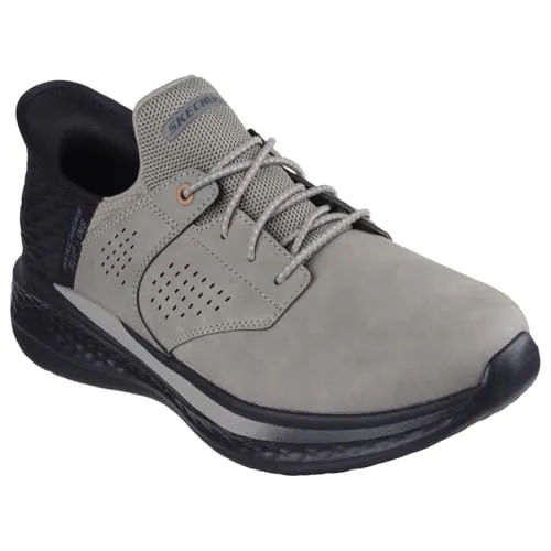 Skechers USA Men's Slade-Macklin Sneaker, Cement, 40 EU