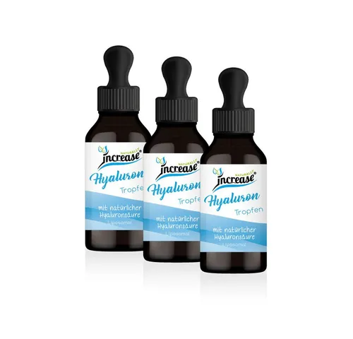 increase NATURALLY Nimm 3, zahl 2 Liposomales Hyaluron 2000mg pro Tag Tropfen, 180 ml