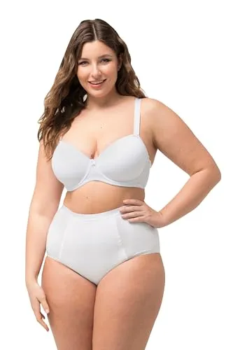 Ulla Popken, Damen, große Größen, Bodyforming-Taillenslip, Satinblenden, Shapewear