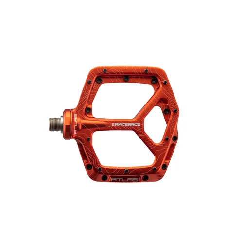 Race Face Atlas AM22 Pedal - Robuste Fahrradpedale - Fahrradpedale mit 20 Pins für sicheren Halt, abgedichteten Lagern gegen Wasser und Schlamm, eloxiert und in 6 Farben erhältlich.