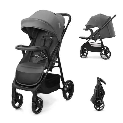 Buggy Kinderkraft TRIG 3 mit Kindertablett bis 25 kg in grau von Kinderkraft