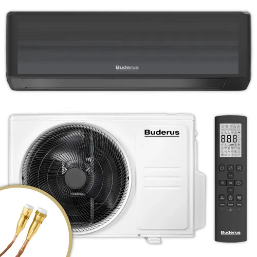 Buderus Split-Klimagerät Logacool AC186i-Set 3,5 WB - Klimagerät für effiziente Klimatisierung in Räumen bis 40 m² – Mit innovativen Funktionen wie App-Steuerung, selbstreinigenden Filtern und A+++ Energieeffizienz. Ideal für Privathäuser und Gewerbe.
