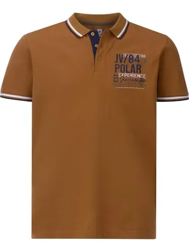 Jan Vanderstorm Herren Poloshirt Fretu dunkelorange, 64/66