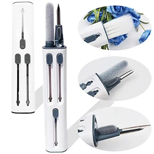 Reinigungsset für Airpods Kopfhörerreinigungsset, 3 in 1 Multifunktionsreiniger, geeignet für Bluetooth-Headset, Tastatur, Headset-Ladebox, Kamera, Mobiltelefonmikrofon
