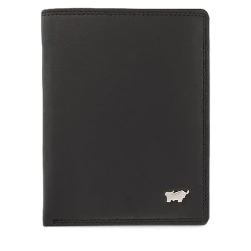 Braun Büffel Damen Portemonnaie GOLF 2.0 - Geräumige Geldbörse aus weichem Rindleder, Platz für 7 Karten und zusätzliches Reißverschlussfach