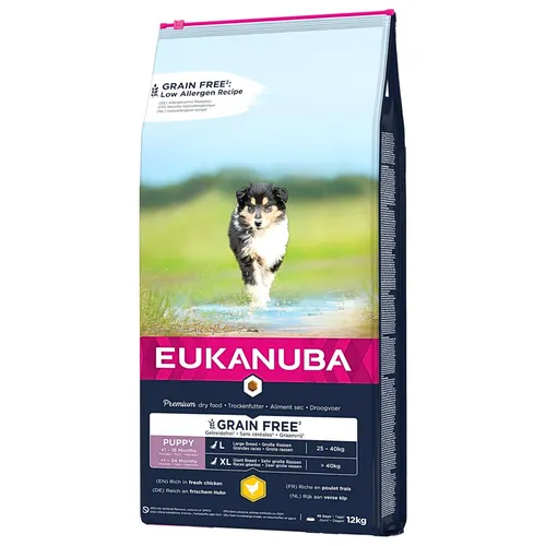Eukanuba Welpenfutter getreidefrei mit Huhn