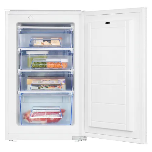 Exquisit EGS101-080E - Einbau Gefrierschrank, Nischenhöhe 88 cm, 77 L, 4 Schubladen, energieeffizient mit nur 170 kWh/Jahr