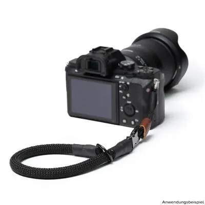 C-Rope Handschlaufe aus Kletterseil 30cm Silent Black